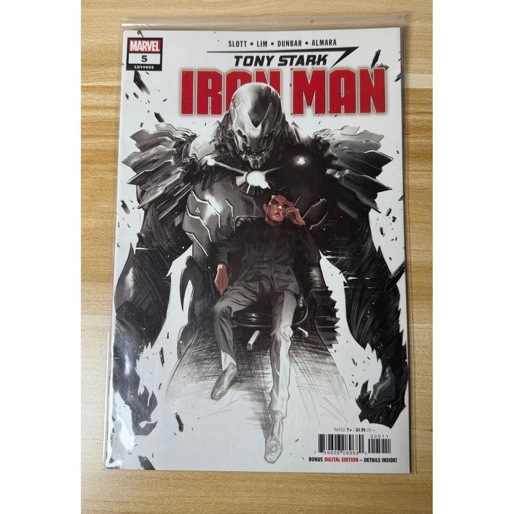 Tony‎ Stark Iron Man #5 Marvel Comics Slott Lim Dunbar Almara